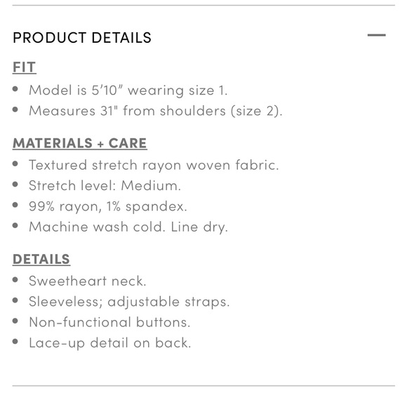 torrid Fit And Flare Rayon Slub Lace-Up Back Tank - Picture 6 of 12